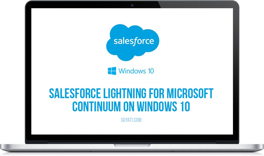 Salesforce Lightning for Continuum on Windows 10