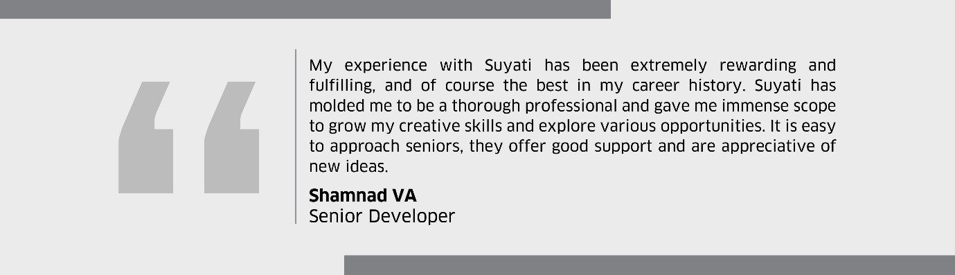 Why should you send in your resume to Suyati Technologies?
