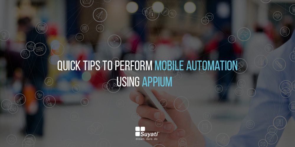 mobile automation using Appium